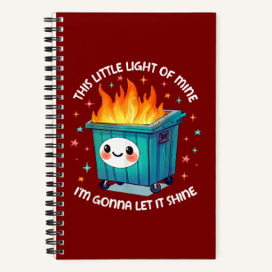 Dieses kleine Licht von mir, ich werde es leuchten Notizbuch