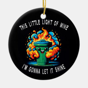 Dieses kleine Licht von mir, Müller Feuer Keramik Ornament