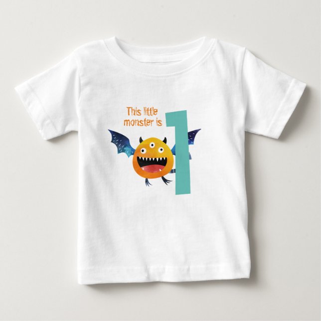 Dieses kleine Monster ist One Baby T - Shirt (Vorderseite)