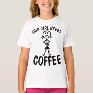 DIESES MÄDCHEN BRAUCHT KAFFEE-lustige T - Shirt