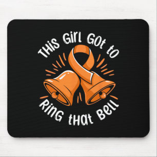 Dieses Mädchen durfte diese Glocke läuten Leukämie Mousepad