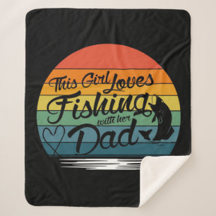 Dieses Mädchen fischen Lieben mit ihrem Vater Vint Sherpadecke