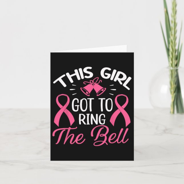 Dieses Mädchen Got, die Bell Chemo Grad Brust C zu Karte (Vorderseite)