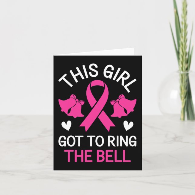Dieses Mädchen Got, um die Bell Chemo Grad Brust C Karte (Vorderseite)