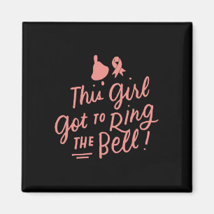 Dieses Mädchen Got, um die Bell Chemo Grad Brust C Magnet