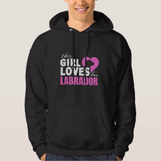 Dieses Mädchen  ihren Labrador Männersohle Hoodie