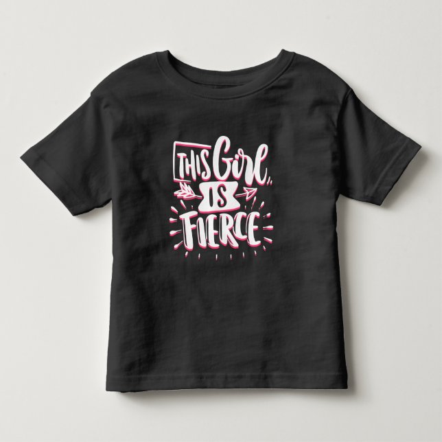 Dieses Mädchen ist die Ermächtigung des Mädchen du Kleinkind T-shirt (Vorderseite)
