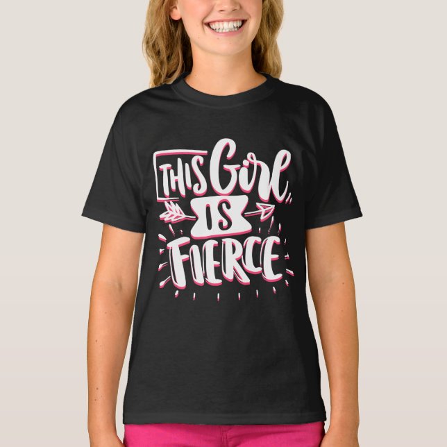 Dieses Mädchen ist die Ermächtigung des Mädchen du T-Shirt (Vorderseite)