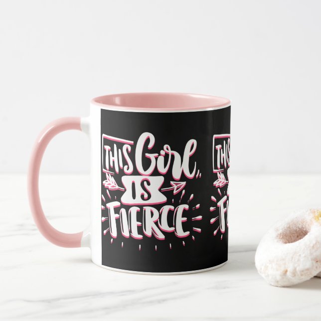 Dieses Mädchen ist die Ermächtigung des Mädchen du Tasse (Mit Donut)