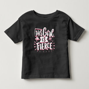 Dieses Mädchen ist ein starkes Mädchen Empowerment Kleinkind T-shirt