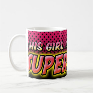 Dieses Mädchen ist ein Superwoman Kaffeetasse