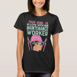 Dieses Mädchen ist in Liebe mit ihrem Wartungspers T-Shirt