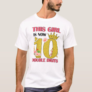 Dieses Mädchen ist jetzt 10 zweistellig Geschenk 1 T-Shirt