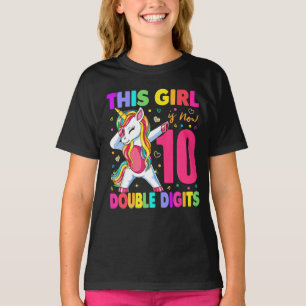 Dieses Mädchen ist jetzt 10 zweistellige Ziffern 1 T-Shirt