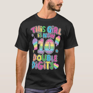 Dieses Mädchen ist jetzt 10 zweistelliger Pop, 10. T-Shirt
