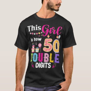 Dieses Mädchen ist jetzt 50 1974 Jahre doppelte Zi T-Shirt