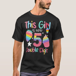 Dieses Mädchen ist jetzt 5 zweistellige Pop es 5. T-Shirt