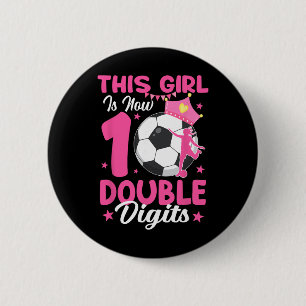 Dieses Mädchen ist jetzt zweistellige Fußball-Mädc Button