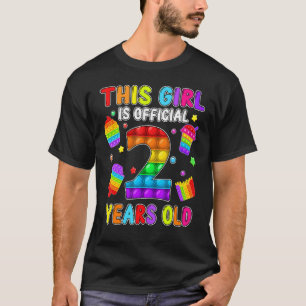 Dieses Mädchen ist Offiziell 2 Jahre alt, sonnig z T-Shirt