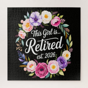 Dieses Mädchen ist Rentnerin 2026 Florale Rente