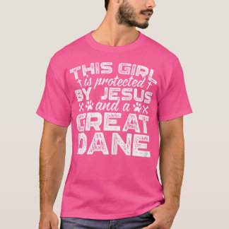 Dieses Mädchen ist von Jesus geschützt und ein gro T-Shirt