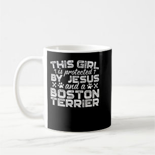 Dieses Mädchen ist von Jesus und einem Boston Terr Kaffeetasse
