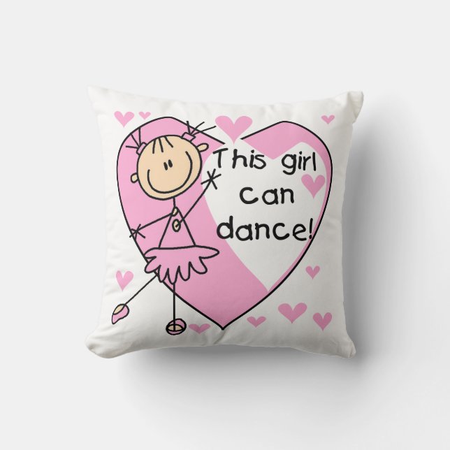 Dieses Mädchen kann T - Shirts und Geschenke Kissen (Vorderseite)