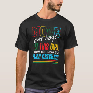 Dieses Mädchen lasse dir, wie man Cricket Funny C T-Shirt