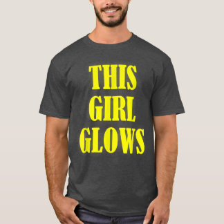 Dieses Mädchen leuchtet 80er Retro Neon Party T - T-Shirt