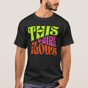 Dieses Mädchen leuchtet Damen 80er Disco Mädchen G T-Shirt