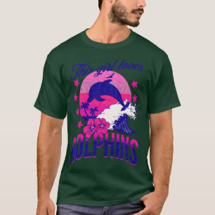 Dieses Mädchen Liebe Delfine nur ein Mädchen, die T-Shirt