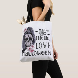 Dieses Mädchen Liebe Halloween Tasche