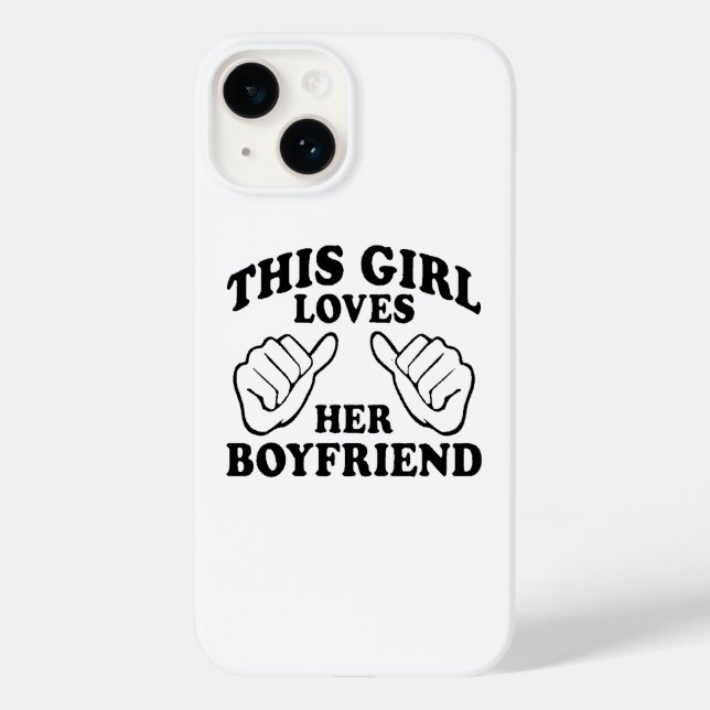 Dieses Mädchen Liebe ihrem Freund - ein Geschenk f Case-Mate iPhone Hülle (Rückseite)