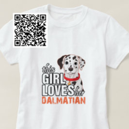 Dieses Mädchen Liebe ihren Dalmatiner T-Shirt