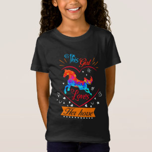 Dieses Mädchen Liebe ihren orangefarbenen T - Shir T-Shirt