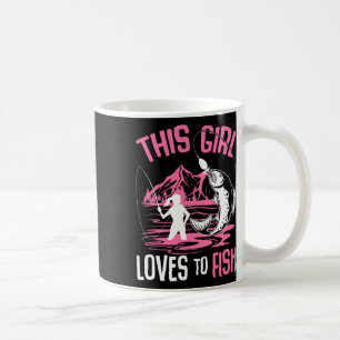 Dieses Mädchen Liebe, Mädchen zu fischen Kaffeetasse