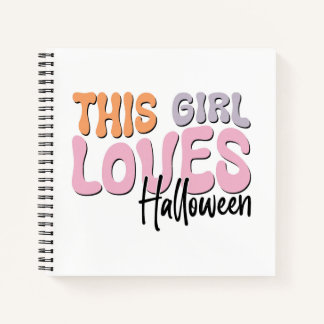 Dieses Mädchen Lieben Halloween Notizbuch