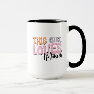 Dieses Mädchen Lieben Halloween Tasse