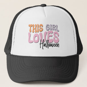 Dieses Mädchen Lieben Halloween Truckerkappe