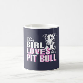 Dieses Mädchen-Lieben ihre GRUBE BULL Kaffeetasse