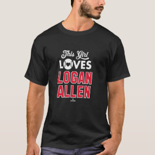 Dieses Mädchen Lieben Logan Allen Cleveland Baseba T-Shirt