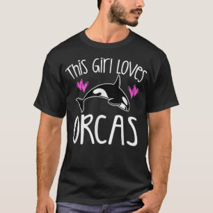 DIESES MÄDCHEN LIEBEN ORCAS Killer Whale Niedlich T-Shirt