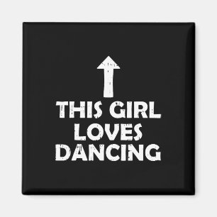 Dieses Mädchen Lieben Tanz Lover Dancer Frauen L Magnet
