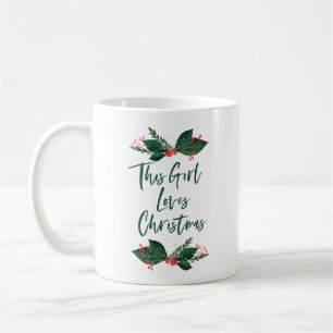 Dieses Mädchen Lieben Weihnachten Kaffeetasse