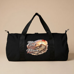 Dieses Mädchen liebt Fitness Duffle Bag