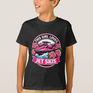 Dieses Mädchen liebt Jetskis Liebhaberin Damen Jet T-Shirt