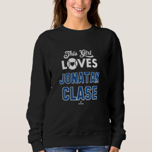 Dieses Mädchen liebt Jonatan Clase Toronto Basebal Sweatshirt