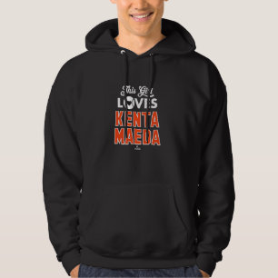 Dieses Mädchen liebt Kenta Maeda Detroit Baseball Hoodie