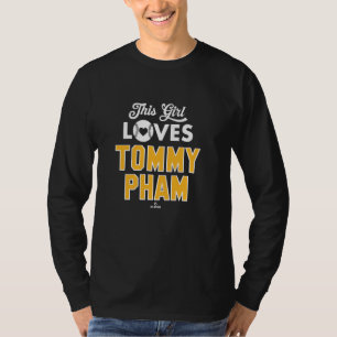 Dieses Mädchen liebt Tommy Pham Pittsburgh Basebal T-Shirt