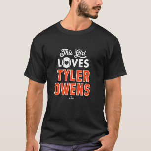 Dieses Mädchen liebt Tyler Owens Detroit Baseball  T-Shirt